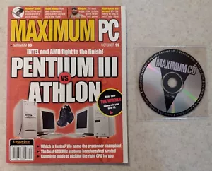 Maximum PC October 99 1999 w/ CD-ROM OCT 99 Vol 4 No 10 - Minimum BS - KICK ASS! - Picture 1 of 24