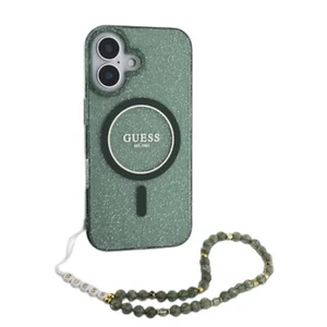 GUESS IPHONE 16 Pro Max Rück-cover Custodia - Magsafe Iml Brillantini Con - Foto 1 di 4