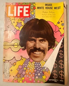Vintage LIFE Magazine - September 5, 1969 - Peter Max, Woodstock, GI Babies - Picture 1 of 1