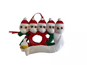 Adorno de Navidad Máscara Familiar 2020 Adorno Personalizable - Imagen 1 de 1