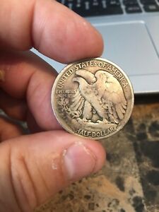 1936 Walking Liberty Half Dollar US Coin 90% Silver