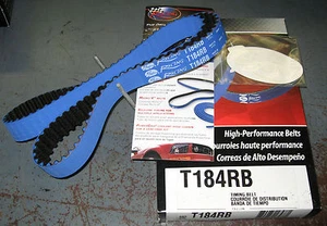 Cinturón de sincronización Gates T184RB 1990-01 Acura Integra LS, RS, GS B18A, B18B azul carreras - Imagen 1 de 1