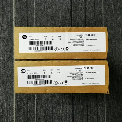 New Factory Sealed AB 1747-L553 SER C SLC 500 5/05 CPU Processor Unit 1747L553 - Image 1 of 3