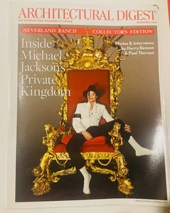 Michael Jackson Neverland Ranch Architectural Digest Nov 2009 Magazine - Imagen 1 de 9