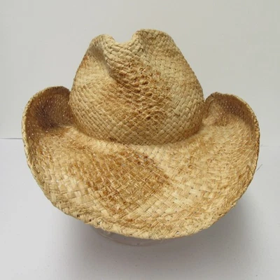 Sombrero de Paja Natural Peter Grimm "Talla O/S" Vaquero Granja Rancho Foto 1 de 4