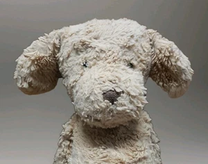 Jellycat Bashful Dog Plush Floppy Stuffed Animal 14”  Beige Huggable Pre-owned  - Picture 1 of 15