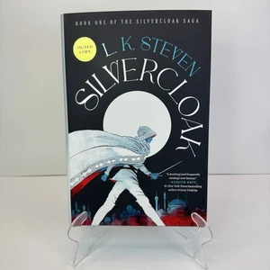 Silvercloak by L.K. Steven 1st Ed/1st Printing 2025 HAND SIGNED Sprayed Edge New - Foto 1 di 9
