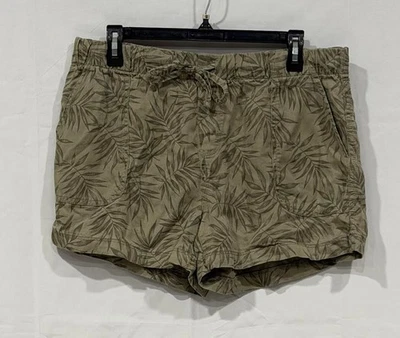 Pantalones Cortos Gap Para Mujer Medianos Verde Oliva Pull On Con Bolsillos Informales Cintura Elástica Foto 1 de 4