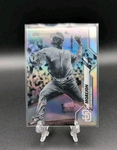 2020 Topps Chrome Negative Refractor Adrian Morejon #86 Rookie RC mint Padres - Picture 1 of 10
