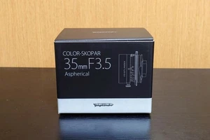 Voigtlander COLOR-SKOPAR 35mm F3.5 Asférico VM Plateado Nuevo en Caja de Japón - Imagen 1 de 4