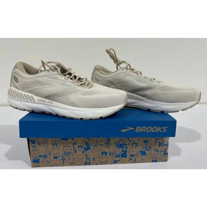 Brooks Ariel GTS 23 DAMENSCHUHE CHATEAU GRAU/WEISS SAND GRÖSSE 12D neu im Karton #00S - Bild 1 von 11
