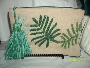 Antik kraft hand crafted in india beaded bag 10" x 7" - Picture 1 of 6