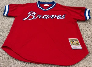 Mitchell & Ness Cooperstown Atlanta Braves Dale Murphy Trikot Rot Herren M 40 MLB - Bild 1 von 4