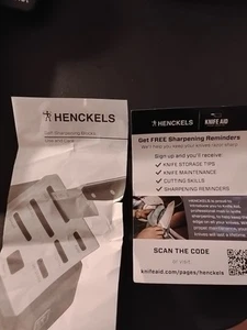 Zwilling J.A. Juego de bloques de cuchillos autoafilables Henckels madera de mesa 13 ranuras A7 - Imagen 1 de 2