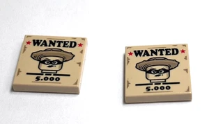 Lego-Minifigur Utensil-Menge 2-braun, Fliese 2 x 2, gesuchtes Poster - Bild 1 von 1