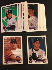 1993 Topps Colorado Rockies Inaugural Team Set Series 1 2 Traded 50 Cards - Picture 1 of 1