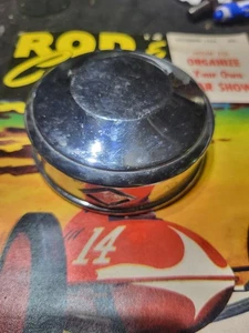 Original 1930s Chrome Radiator Or Gas Cap Hudson Essex  HOTROD RATROD  - Picture 1 of 9