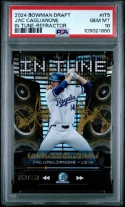 2024 Bowman Draft Chrome Jac Caglianone IN TUNE Refractor Insert /250 PSA 10 - Picture 1 of 1