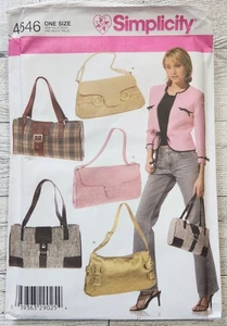Simplicity 4646 Bags/Purses ~ 5 Designs ~ 2005 ~ New ~ Uncut - Picture 1 of 3
