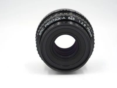 Used SMC Pentax-A 645 75mm 7/2.8 lens #6938 - Image 1 of 3
