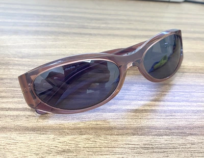 MIU MIU SMU O2D 0AU-1A1 women's sunglasses with rose gold gradient lenses - Image 1 of 4