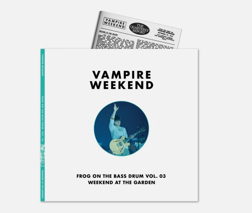 Vampire Weekend Frog On the Bass Drum Vol. 3 Vinyl 2LP MSG PRESALE - Image 1 of 1