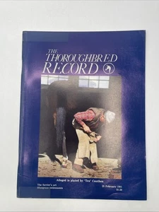 The Thoroughbred Record Magazine Horse Racing Feb 25, 1981 - Tex Cauthen - Picture 1 of 5