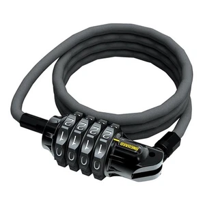 New Onguard Terrier Combo 4 Cable lock Combination 6mm 120cm 47'' Black - Picture 1 of 1