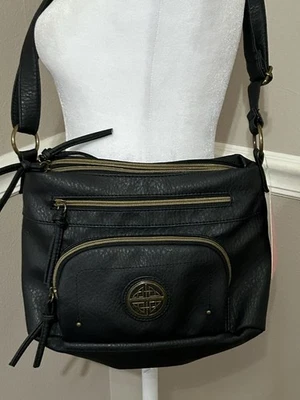 Stone Mountain Faux Leather Hobo Style Crossbody/Shoulder Bag Handbag Purse NWT - Image 1 of 4