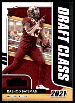 2021 Panini Contenders Draft Picks Class Rashod Bateman Minnesota Golden Gophers - Image 1 of 2