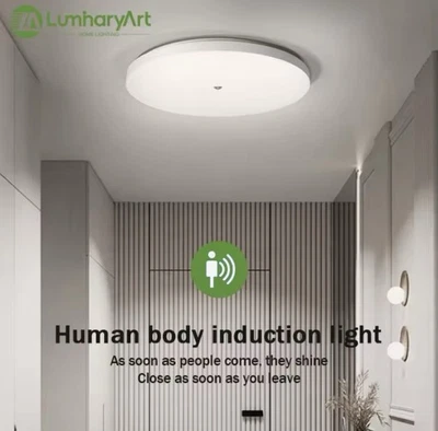 Plafoniera Led Automatica Sensore Infrarossi Di Movimento Lampada Per La Casa - Immagine 1 di 4