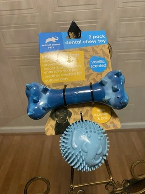 Animal Planet Juego de 2 Bolas Interactivas 3” y Hueso 6” Perro You With Squeaker Foto 1 de 4