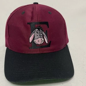 Cappello snapback vintage Disney Store Eeyore ricamato viola made in USA - Foto 1 di 8