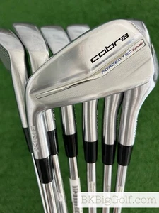 LH Cobra King Forged Tec ‘23 One Length Iron Set 5-G / KBS $-Taper Lite Stiff - Picture 1 of 10