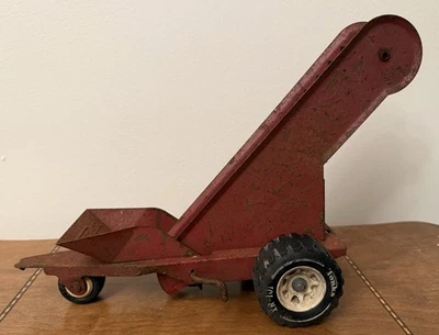 Remolque cargador de arena rojo oxidado acero prensado Tonka Toys vintage años 60 en muy buena condición Foto 1 de 4