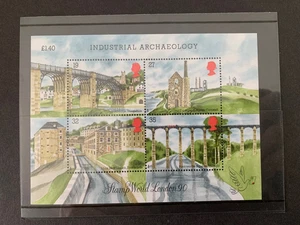 GREAT BRITAIN 1989 INDUSTRIAL ARCHAEOLOGY 4v MINIATURE SHEET MNH MINT SGMS1444 - Picture 1 of 1