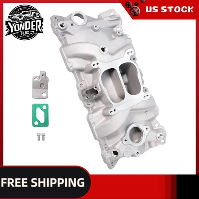 2104 Dual Plane Performer Intake Manifold For 1987-1995 Chevy Small-Block - Image 1 of 4
