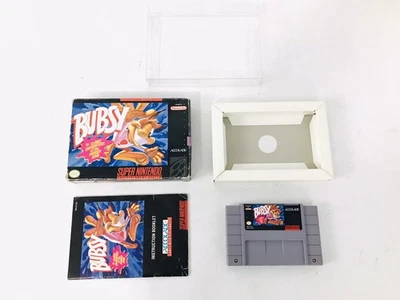 Bubsy Super Nintendo Snes Authentic Box And Manual - Image 1 of 4