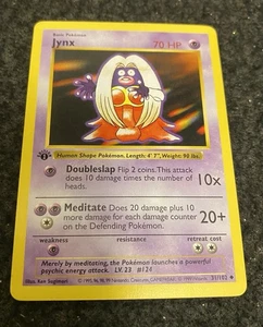 Jynx #31/102 (1st Edition) Shadowless Base Set Pokemon TCG ^MINT UNPLAYED^ - Picture 1 of 6