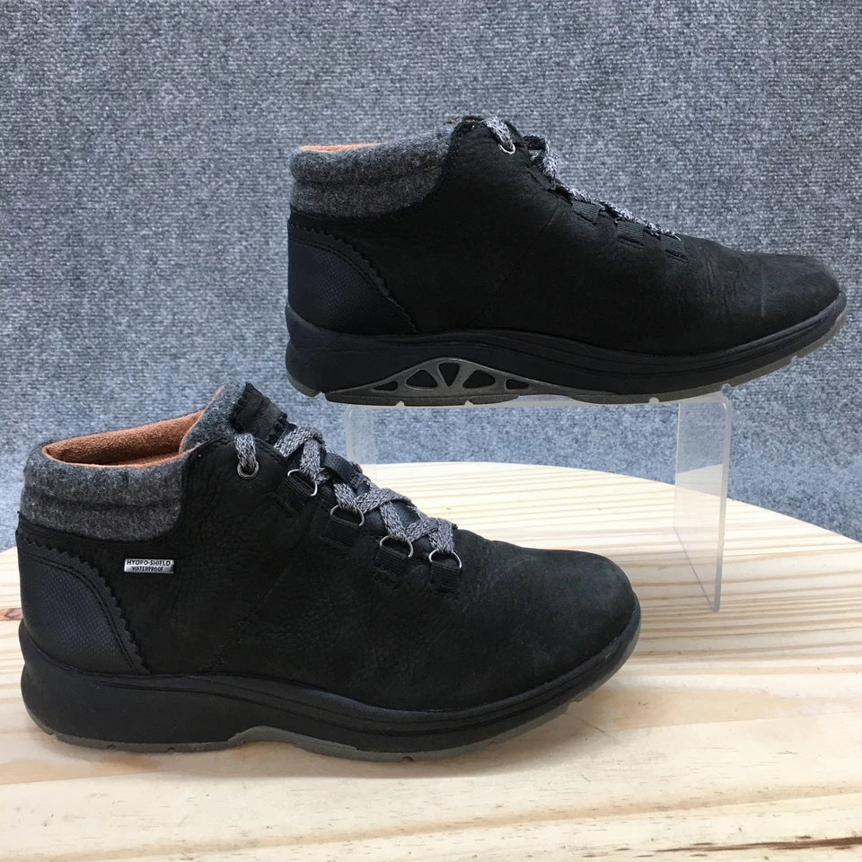 Cobb Hill Boots Womens 8 M Piper Hiker Bootie Black Waterproof Lace Up C19344 - Image 1 of 4