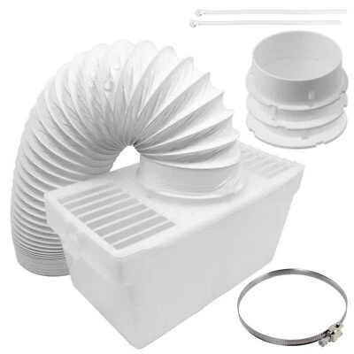 SPARESWORKS Condenser Vent Hose Kit for LOGIK Tumble Dryer 1.25m Condensing Venting + Clip