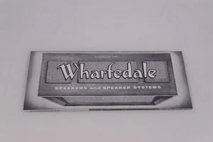 Wharfedale Lautsprechertreiber & Lautsprecherinformationen === Original === Tolle Infoquelle! - Bild 1 von 4