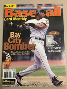 Beckett Baseball Card Monthly • Sept 2001 ⚾️ Barry Bonds • San Fran Giants ⚾️ - Picture 1 of 2