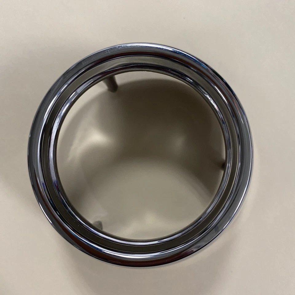 Bisel botón bocina cromada pontiac años 60 vintage como nuevo OEM # 62027-541561 Foto 1 de 4