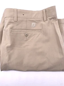 Footjoy Shorts Men's 38 Beige Golf Chino Stretch FJ Golfing - Picture 1 of 7