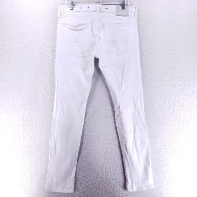 Hollister джинсы джинсовой ткани хлопок мужчин размер 32 x 32 белый узкие 90-х эластичной винтажный середины подъема - Изображение 1 из 4