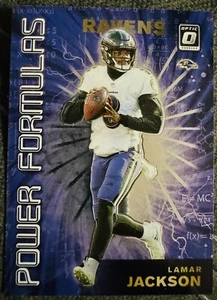 Lamar Jackson 2019 Panini Donruss Optic Power Formulas #PF-3 Ravens - Imagen 1 de 2