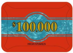 High Stakes $100.000 Poker Plakette Premium Qualität NEU James Bond Casino Royale  - Bild 1 von 3