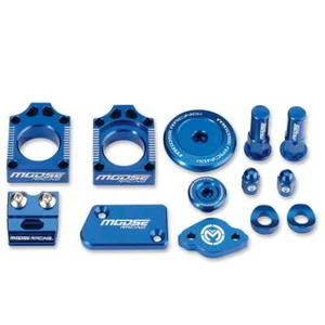Moose Racing Bling Pack Billet Aluminum Blue For Yamaha YZ450F 2010-2013 - Picture 1 of 4