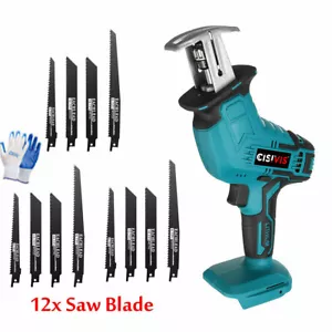 For 18V Makita Akku Elektrische Reciprosäge Säbelsäge +Sägeblätter Ohne Batterie - Bild 1 von 13